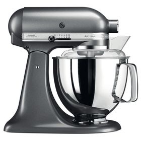 Kitchen Aid 5KSM175PSEMS Medaillon 300 W 10 Kademeli 4.8 lt Hazneli Mutfak Robotu Silver