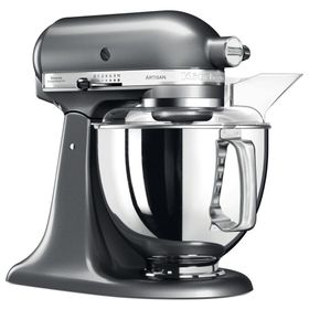 Kitchen Aid 5KSM175PSEMS Medaillon 300 W 10 Kademeli 4.8 lt Hazneli Mutfak Robotu Silver