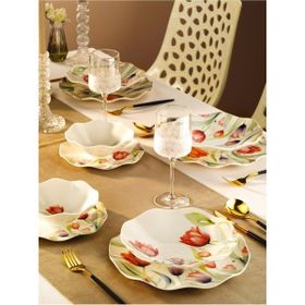 Kitchen Life Rose 24 Parça 6 Kişilik Porselen Yemek Takımı