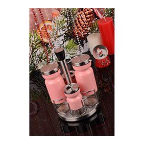 Kitchen World DK-092 Metal Döner Standlı Çelik Kaplama Yağlık Sirkelik Takımı