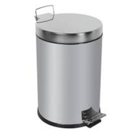 Kitchen World LAL-0009 5 lt Paslanmaz Çelik Pedallı Çöp Kovası