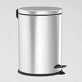 Kitchen World LAL-0009 5 lt Paslanmaz Çelik Pedallı Çöp Kovası