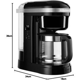 KitchenAid 5KCM1208EOB Onyx Black Classic Filtre Kahve Makinesi