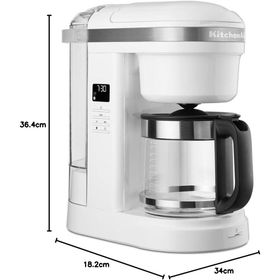 KitchenAid 5KCM1208EWH Beyaz Filtre Kahve Makinesi