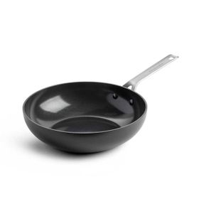 Kitchenaid Alu Magn Mat Siyah 28 cm Wok Tava