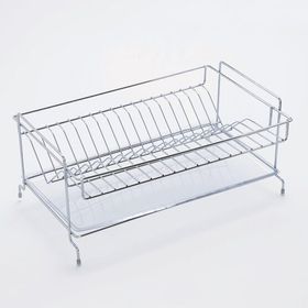 Kitchenox 22x32x49 cm Tezgah Üstü Metal Dikdörtgen Tek Katlı Bulaşıklık