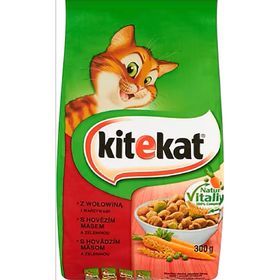Kitekat 2x300 gr Sığırlı ve Sebzeli Kuru Tam Kedi Maması