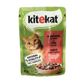Kitekat Sığırlı Gravy Soslu 85 gr Kedi Yaş Mama