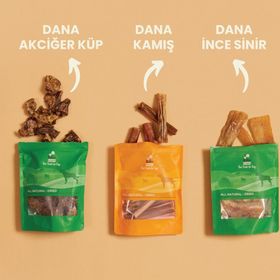 Kito 100 gr Dana Kamış Çiğnemelik Doğal Glutensiz Organik Köpek Ödül Maması