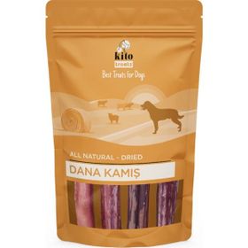 Kito 100 gr Dana Kamış Çiğnemelik Doğal Glutensiz Organik Köpek Ödül Maması