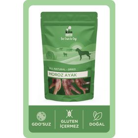 Kito 100 gr Horoz Ayak Çiğnemelik Doğal Glutensiz Organik Köpek Ödül Maması