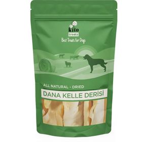 Kito 100 gr Kurutulmuş Dana Kelle Derisi Çiğnemelik Doğal Glutensiz Organik Köpek Ödül Maması