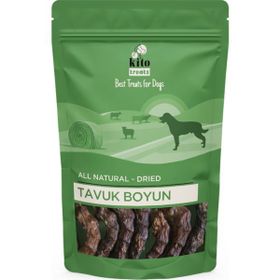 Kito 100 gr Tavuk Boyun Çiğnemelik Doğal Glutensiz Organik Köpek Ödül Maması
