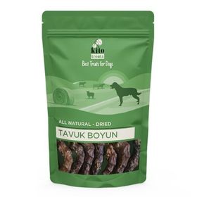 Kito 100 gr Tavuk Boyun Çiğnemelik Doğal Glutensiz Organik Köpek Ödül Maması