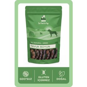 Kito 100 gr Tavuk Boyun Çiğnemelik Doğal Glutensiz Organik Köpek Ödül Maması