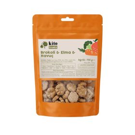 Kito Brokoli Havuç ve Elmalı Cookie 100 gr Köpek Ödül Bisküvisi