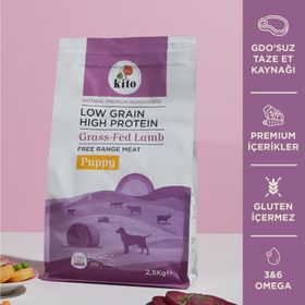 Kito Doğal Besi Kuzu Eti Yavru 2.5 kg Köpek Maması