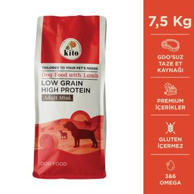 Kito Doğal Besi Kuzu Etli Mini Irk 7.5 kg Köpek Maması