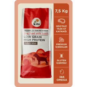Kito Doğal Besi Kuzu Etli Mini Irk 7.5 kg Köpek Maması