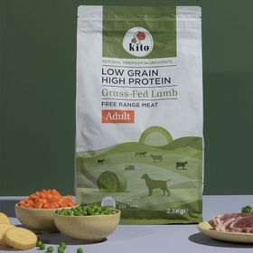 Kito Doğal Besi Kuzu Etli Yetişkinler İçin 2.5 kg Köpek Maması