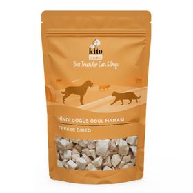 Kito Freeze 30 gr Dried Hindi Göğüs Kediler için Ödül Maması