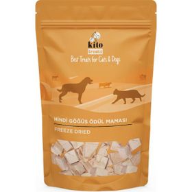Kito Freeze 30 gr Dried Hindi Göğüs Köpekler için Ödül Maması
