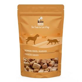 Kito Freeze 30 gr Dried Somon Kediler için Ödül Maması