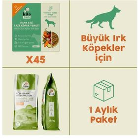 Kito Fresh 15 kg 45 Adet Dana Etli Yetişkin Köpek Maması