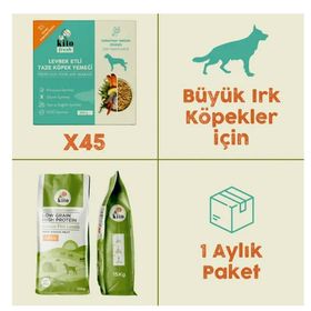 Kito Fresh 15 kg 45 Adet Levrek Etli Yetişkin Köpek Maması