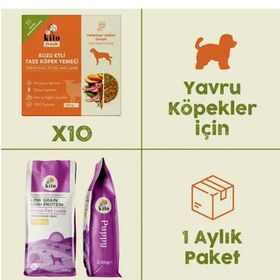 Kito Fresh 2.5 kg 10 Adet Kuzu Etli Yavru Köpek Maması