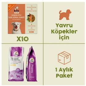 Kito Fresh 2.5 kg 10 Adet Somon Etli Yavru Köpek Maması