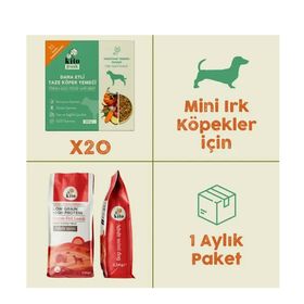Kito Fresh 2.5 kg 20 Adet Dana Etli Yetişkin Mini Irk Köpek Maması