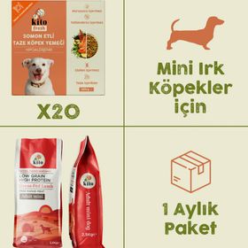 Kito Fresh 2.5 kg 20 Adet Somon Etli Yetişkin Mini Irk Köpek Maması