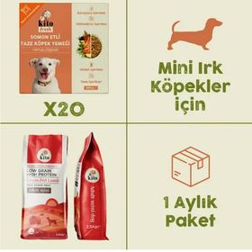 Kito Fresh 2.5 kg 20 Adet Somon Etli Yetişkin Mini Irk Köpek Maması