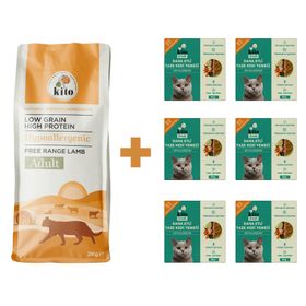 Kito Fresh 2 kg 6 Adet Dana Etli Yetişkin Kedi Maması