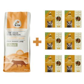 Kito Fresh 2 kg 6 Adet Hindi Etli Yetişkin Kedi Maması