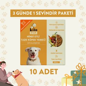 Kito Fresh 250 gr 10 Adet Hindi Etli Köpek Yemeği