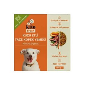 Kito Fresh 250 gr Kuzu Etli Köpek Yemeği
