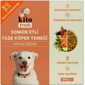 Kito Fresh 250 gr Somon Etli Köpek Yemeği