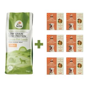 Kito Fresh 7 kg 6 Adet Somon Etli Yetişkin Köpek Maması
