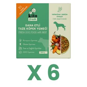 Kito Fresh Dana Etli 6x1.5 kg Köpek Maması