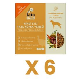 Kito Fresh Hindi Etli 6x1.5 kg Köpek Maması