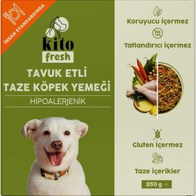 Kito Fresh Tavuk Etli 250 gr Köpek Maması