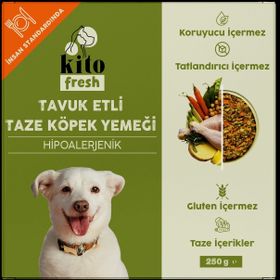 Kito Fresh Tavuk Etli 250 gr Köpek Maması