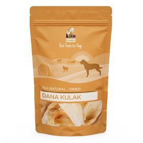 Kito Kurutulmuş Dana Kulak Çiğnemelik %100 Doğal Glutensiz Organik 100 gr Köpek Ödül Maması