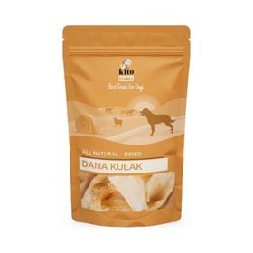 Kito Kurutulmuş Dana Kulak Çiğnemelik %100 Doğal Glutensiz Organik 100 gr Köpek Ödül Maması