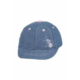 Kitti Siperli Denim Bebek Şapkası