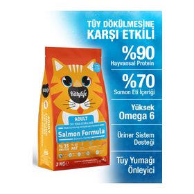 Kittylife 2 kg Somonlu Kısırlaştırılmış Kedi Maması