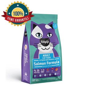 Kittylife Somon Balıklı Yetişkin 10 kg Kedi Maması