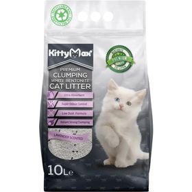 Kittymax Bentonit İnce Tane Lavanta Kokulu 10 lt Kedi Kumu